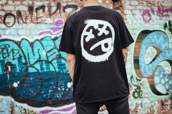 SPRAY PAINT ACID FACE T-SHIRT