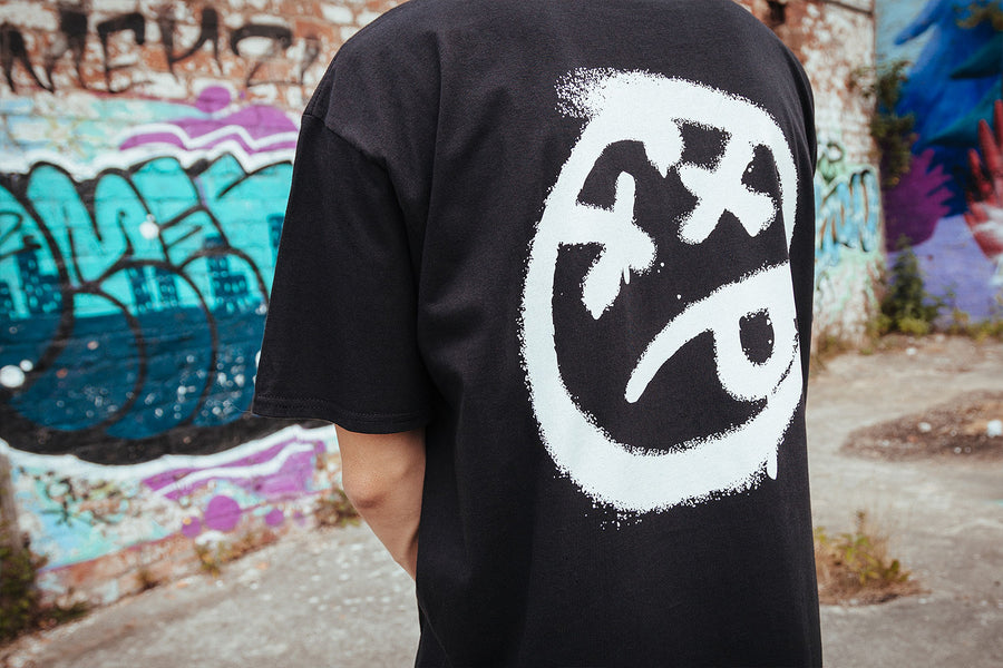SPRAY PAINT ACID FACE T-SHIRT