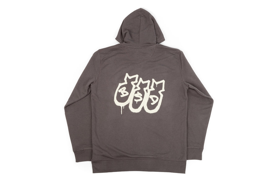 SECOND STRIKE ZIP UP HOODED SWEATSHIRT